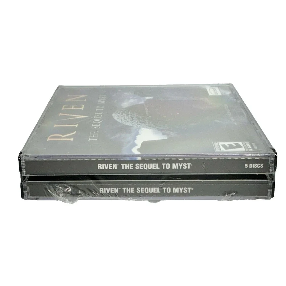 Riven: The Sequel to Myst Windows/Mac Vintage Ubisoft 2000 New Factory Sealed